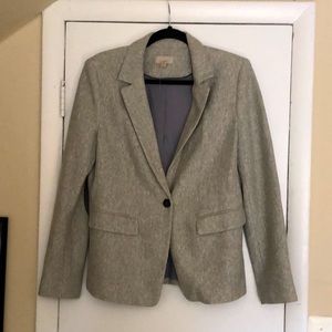 Grey tweed blazer. Size 10